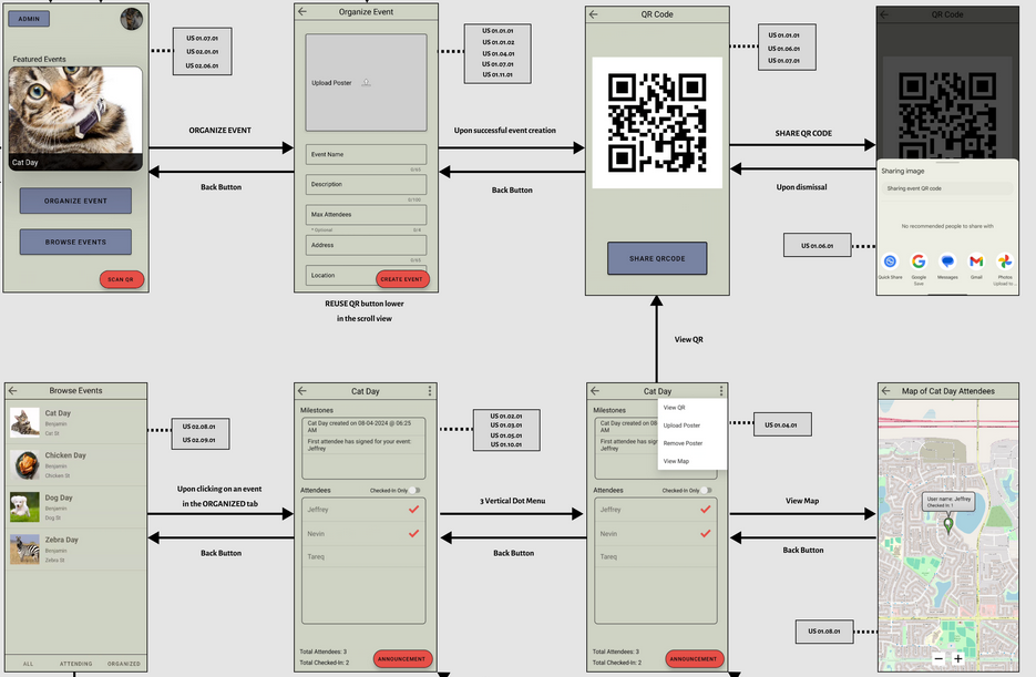 EventSnapQR app home page
